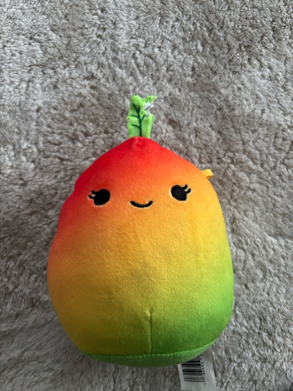 Squishmallows Rainbow Mango Plush - Red Orange Yellow Green